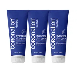 COROnation Herbal Set Of 3 Gentle Hydrating Face Wash With Wheat - 100 ml Each-3
