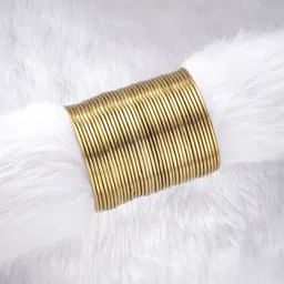 Peora Set Of 2 Gold-Plated Bangles-68