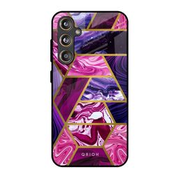 QRIOH Electroplated Abstract Printed Samsung Galaxy M55s Silicone Back Case-picture-14