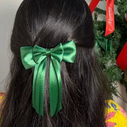 Arendelle Girls Satin Ribbon Bow Alligator Hair Clip-57