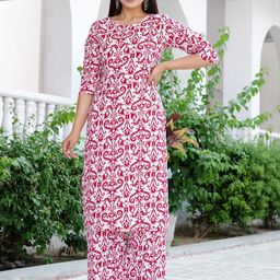 Dhibha Women White Cotton Blend Clothing Set-picture-17