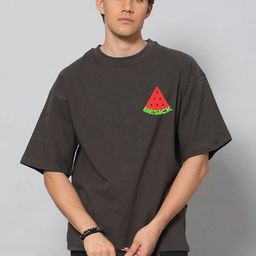 Besick Men Cotton Oversized Printed T-shirt-image-114