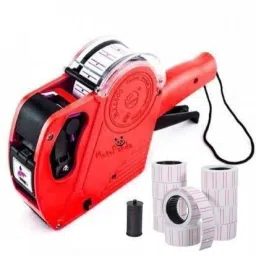 Price Labeller Printing Rate Printer (MRP Rate Gun) Label Gun 8 Digits with Ink Rolls (with Label Roll) Label Stamping Machine-picture-19