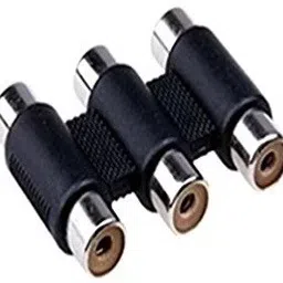 3 RCA Female Jointer For Audio Video 3RCA Cable Extenion Connecter-21