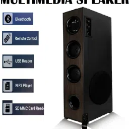 liluns Speaker with Built-in FM Radio Stereo Bass 140 W Bluetooth Party Speaker image 3