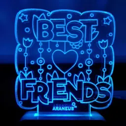 Best Friends 3D Illusion LED Night Lamp For Home Decoration,Bedroom decorative Lighting gifts for boys,girls,kids,friend Night Lamp-20