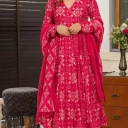Self Design Kurta, Trouser/Pant & Dupatta Set-image-48