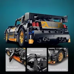 myrra Pull Back Racing Car Building Block Set | Creative Assembly Toy image 3