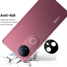 Besmon Back Camera Lens Glass Protector for Vivo V50 Camera Lens Protector Edge to Edge Coverage image 2