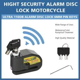Aluminum Alloy Anti-Theft Alarm Disc Brake Security Lock Antitheft Alarm Disk Lock Disc Lock-4
