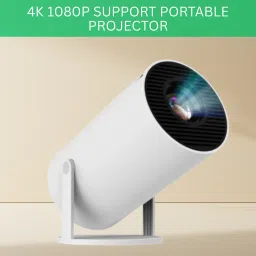 Guggu Smart (Projector) 1080P & 4K Support Rotatable Design With etcB200 (4500 lm / 1 Speaker / Wireless / Remote Controller) Portable Projector-27