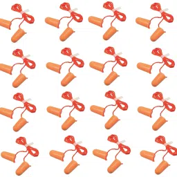 1110 Corded Foam, Noise Reduction Ear Plugs (Pack Of 40), Orange Ear Plug-image-77