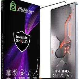 iWishKart Edge To Edge Tempered Glass for Infinix GT 20 Pro 5G, Infinix GT 20 Pro, Infinics GT 20 Pro 5G, Infinics GT 20 Pro, GT20Pro / gt20 / gt 20pro, Military grade Edge to Edge Premium gorilla glass with Self Installation Guide - Wet & Dry wipes, Dust Absorber [With Warranty]-28