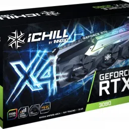 Inno3D GEFORCE RTX 3080 iChill X4 LHR GDDR6X 12 GB NVIDIA Chipset 384 bit 1755 MHz Graphics Card image 3