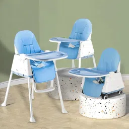 High Chair for Baby, 3-in-1 Portable Chair with Removable Tray & Seat Cushion-image-16