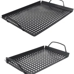 Grill Plate with Holes - Versatile Grill Plate Grill Pan 50 cm diameter 2 L capacity-picture-30