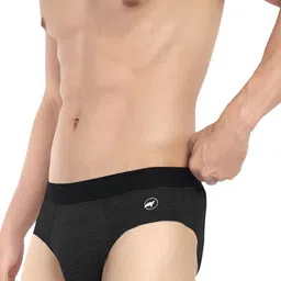 LOGGERHEAD Cotton Hipster Brief LHFB004-Black image 2