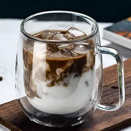We3 Transparent Solid Glass Matte Cups Set of Cups and Mugs image 2