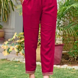 kalini Embroidered kurta with pant & Embroidered Dupatta-picture-19