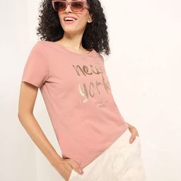 Honey by Pantaloons Women Typography Printed Cotton Top-image-91