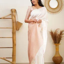 AMRUTKALA SAREES Woven Design Zari Banarasi Saree-image-66