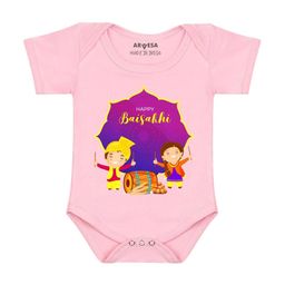 Arvesa Happy BaisakhiPrinted Romper-29