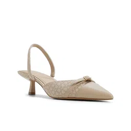 ALDO Women Rubber Slim Heel Mules with Buckles-picture-0
