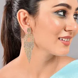 VAMA Contemporary Drop Earrings-54