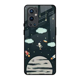 QRIOH Astronaut Printed OnePlus 9 Pro Silicone Back Case-picture-35