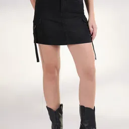 SHOWOFF Women Denim Pencil Mini Skirt-picture-23