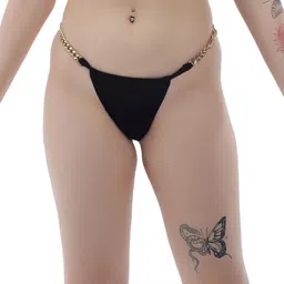 SELFCARE Pack of 2 Soft Lycra Blend Golden Chain Mid-Rise Briefs-image-67