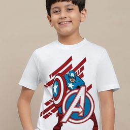Kids Ville Boys Printed Pure Cotton Tshirts-image-49