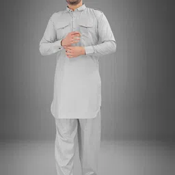 trustous Men Regular Pure Cotton Kurta with Pyjamas-picture-44