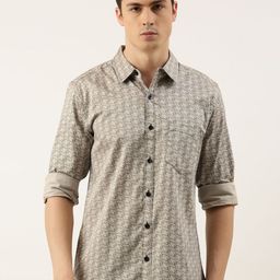 Metronaut Men Opaque Printed Casual Shirt-image-14
