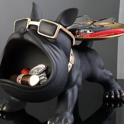 SMOKEY COCKTAIL Black Figurine Showpiece-picture-45