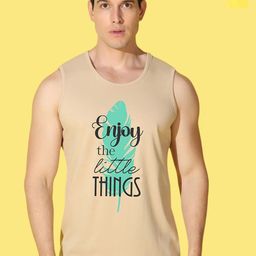 Woostro Pack Of 2 Printed Combo Cotton Innerwear Vests VWS26(RUN YELLOW)(ENJOY RUST)-image-75