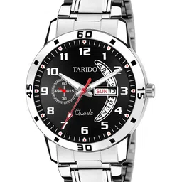 TARIDO Men Dial & Stainless Steel Bracelet Style Straps Analogue Watch TD9541SM01 DAY&DATE-32