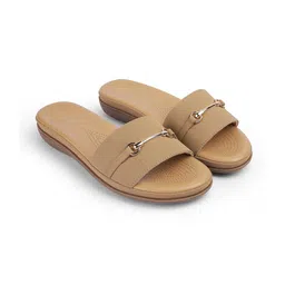 Tresmode Women Chic Beige Casual Flats-picture-23