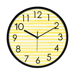 RANDOM Black & White Printed Contemporary Wall Clock-14