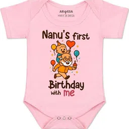 arvesa Nanu First Birthday With Me Printed Romper-picture-20