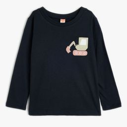 Koton Boys Graphic Printed Round Neck Cotton T-shirt-picture-21