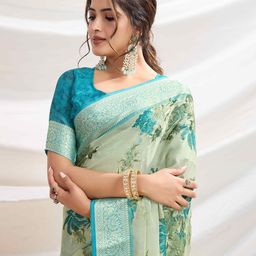 TASRIKA Floral Pure Chiffon Saree-picture-16