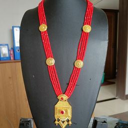 Gorkhastyle Women Red Necklace and Chains-image-15