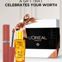 LOreal Paris You're Worth it Gift Box - Liquid Lipstick and Hair Serum-31