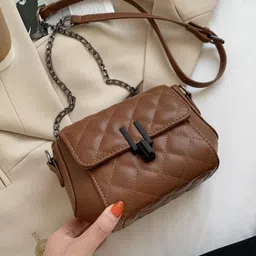 DressBerry PU Structured Sling Bag-32