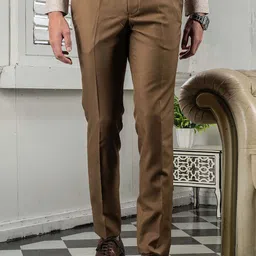 Turtle Men Tailored Slim Fit Formal Trousers-image-68