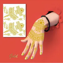ORDERSHOCK Arabic Full Hand Waterproof Temporary Tattoo Sticker-picture-17