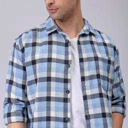 The Indian Garage Co Men Opaque Checked Casual Shirt-image-48