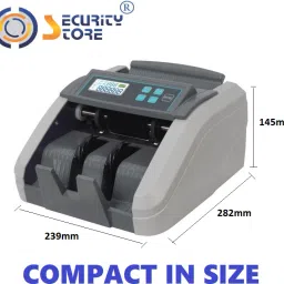 Security Store LCD DISPLAY CURRENCY COUNTING MACHINE WITH FAKE NOTE DETECTRO Note Counting Machine image 4
