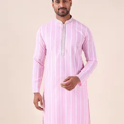 AURIK Men Striped Pure Cotton Kurta-picture-25